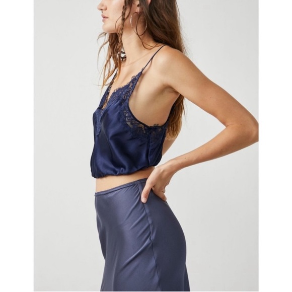 ⭐️NWT Free People Night Out Blouson Brami Tank Top - Picture 2 of 6
